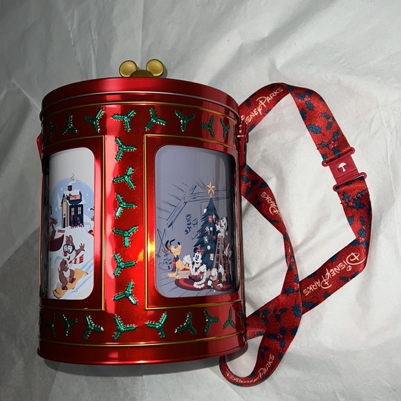 Disney Christmas Musical Popcorn Bucket Mickey and Friends - Picture 3 of 16